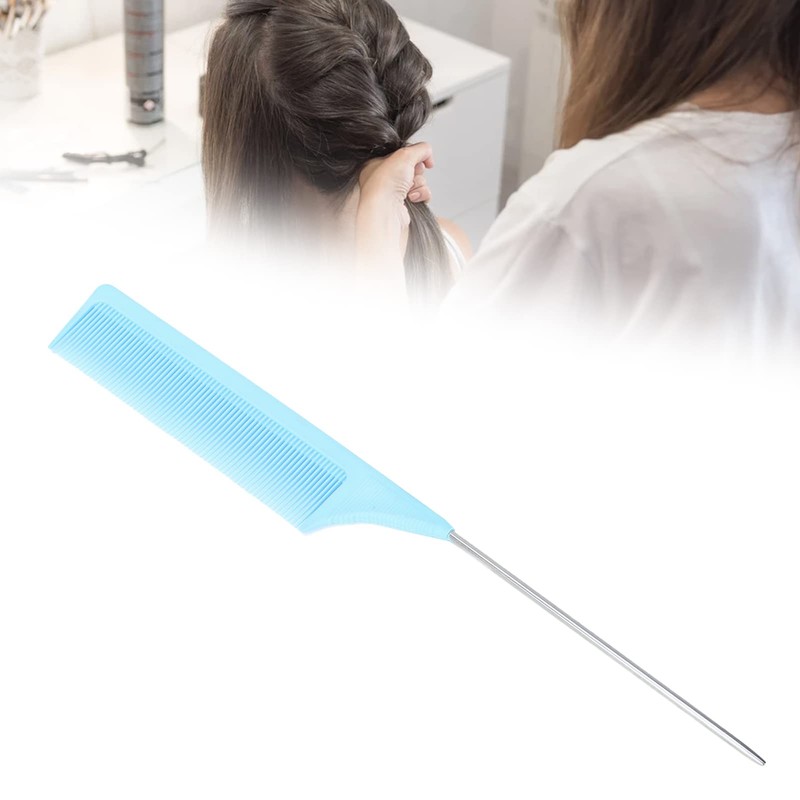 Professional Lat Tail Comb, Pin Tail Comb Steel Tail Comb