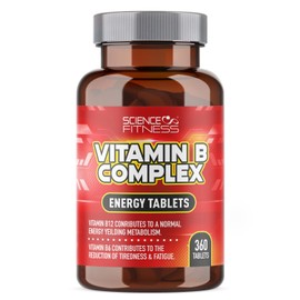 B Complex Vitamins-360 Tablets, Suitable for Vegans B Complex Supplements, B1,B2, B6, B12 with Folic Acid