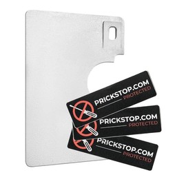 Prick Stop Door Lock | Safety for Fiat Ducato, Citroen Jumper, Peugeot Boxer and Pössl Motorhome | Prickstop Burglary Protection (Sticker Black)