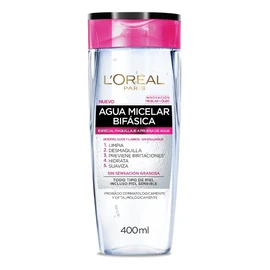 L'Oréal Paris Agua Micelar Bifásica | Todo Tipo de Piel | 400 ml