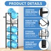 Eocnrhe 2-In-1 5 Gallon Water Jug Holder, 5 Tier Water