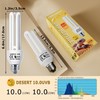 HARTOMPET UVA-UVB Linear Lamp, Compact Fluorescent Lamp(CFL), Terrarium Bulb (1PCS