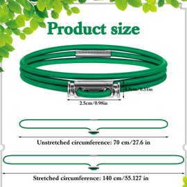 6 Pcs Rubber Bands for 30-96 Gallon Trash Cans Garbage Cans Rubber Bands Heavy Duty Big Rubbers Band Thick Elastic Durable Trash Bin Band Garbage Bag Straps with Adjustment Buckle (6 Colors)