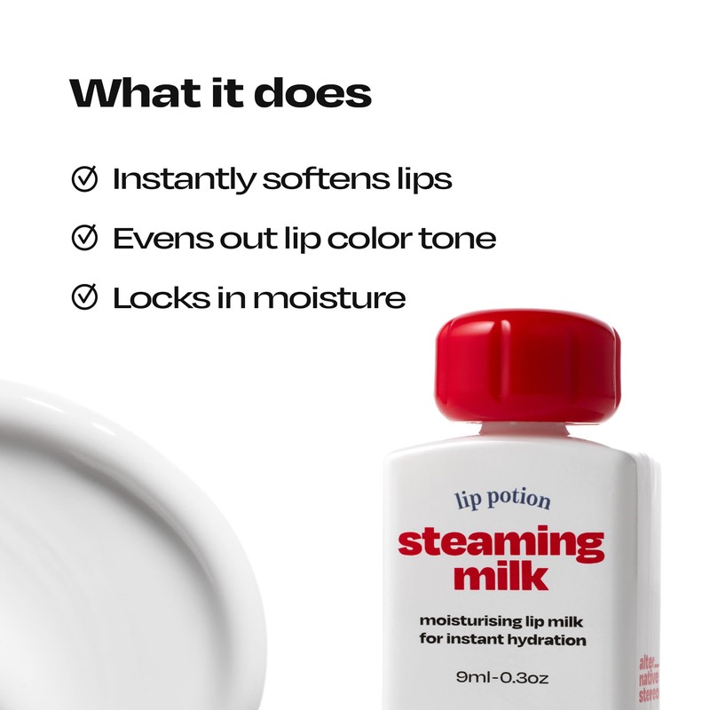 alternativestereo Lip Potion Steaming Milk – Moisturizing Liquid Lip Primer