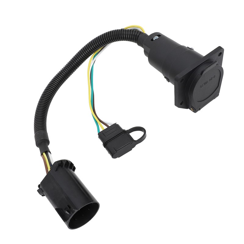 6‑24V 7 Pin to 7 and 4 Pin Trailer Adapter
