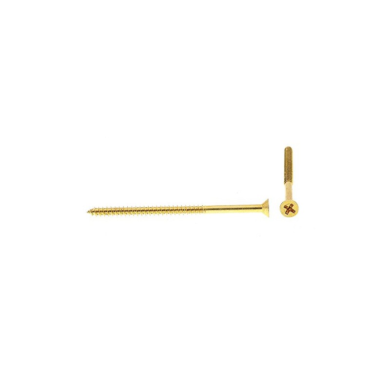 Prime-Line 9035394 Wood Screws, Flat Head, Phillips Drive, #8 X