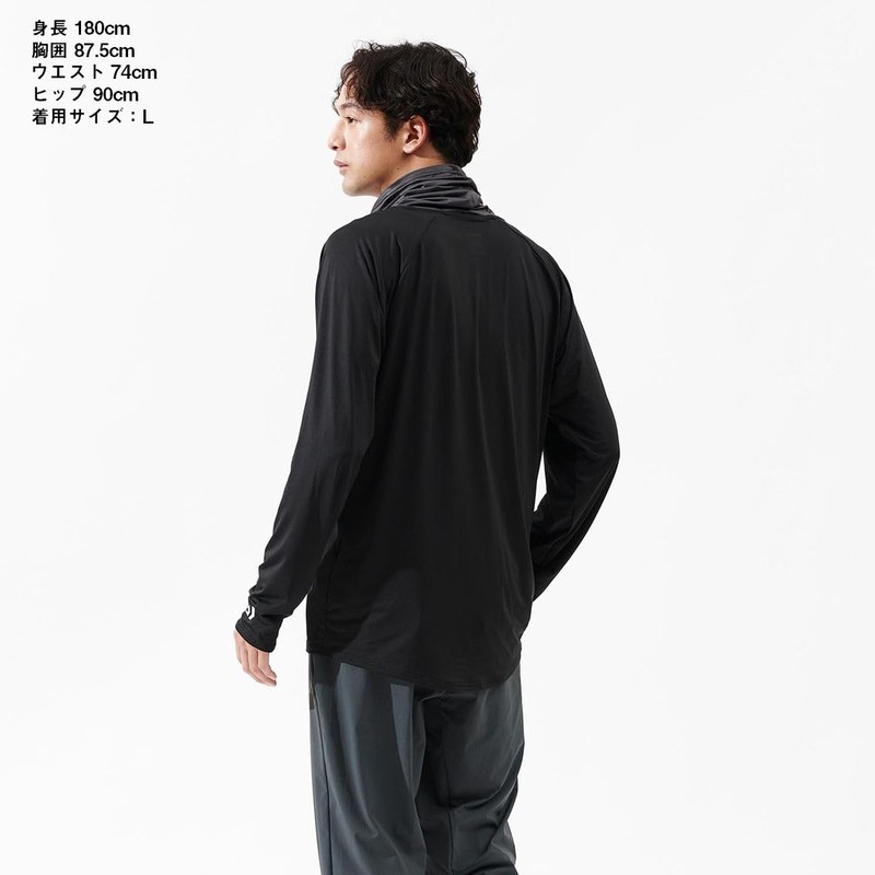 Daiwa 25DE-6025 Rash Guard High Neck Black XL