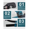 AMZCNC Hydraulic Crimping Tool with 9 Sets of American Standard