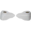 Maier Mfg White Full Coverage Plastic Handguards