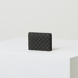 Daks (신세계강남점)DBHO3E134BK LOUIS PVC 블랙 루이스 DD 패턴 PVC 명함지갑 (Shinsegae Gangnam) DBHO3E134BK LOUIS PVC Black Louis DD Pattern PVC Business Card Holder