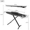 Duwee Steel Top Extra Wide Ironing Board with Sleeve Board