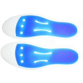 Bodytec Wellbeing Ice Blue Cooling Liquid Gel Insoles (3-4 UK)