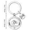 SMARGO Godmother Gifts From Goddaughter Best Godmother Ever Keyring Keychain