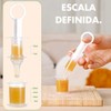 3 pcs Cucharas Dosificador Medicamentos Líquidos Vitaminas Bebe Silicona Jeringas