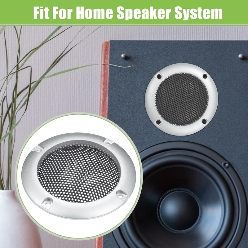 ACROPIX Universal 2" Car Speaker Grills Cover Mesh Round 2