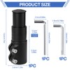 Bike Stem Riser Handlebar Extender 120mm,Aluminium Alloy Bicycle Fork Stem