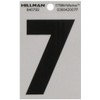 Hillman 840792 3" Black and Silver Reflective Poly-Film Adhesive Number