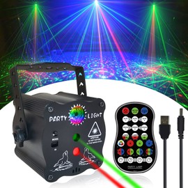 Atotalof Party Lights, Disco Ball DJ Light with Remote Control - Sound Activated Stage...