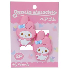 I Planning Sanrio Characters Hair Rubber 2-Piece Set, My Melody K9715B