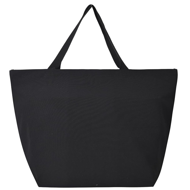 Augbunny Heavy Duty 16oz Canvas Huge Shopping Tote Moving Laundry