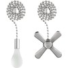 GDCOO 12 Inches Fan Pull Chain Set for Ceiling Light