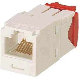 Panduit CJ5E88TGIW Category-5E 8-Wire TG-Style Jack Module, Off White