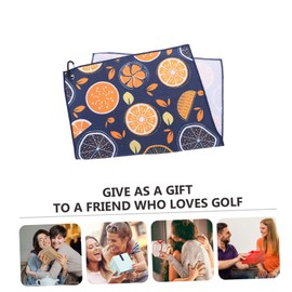 Totority Breathable Clip Type Golf Towel Durable Microfiber Waffle for Club Cleaning Reusable Outdoor Sports Towel Premium Absorbent Material for Golf Enthusiasts
