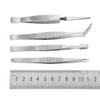 FEITA Professional Craft Tweezers Stainless Steel Precision Tweezer Set for
