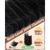 WTVANE 260D Lash Clusters Fluffy Eyelash Clusters 12-24mm Volume Lash