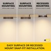 GETINLIGHT 2.75" Under Cabinet LED Puck Lights Kit, Plug-in 12V