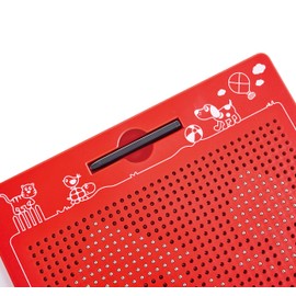 Hape Magnetic Drawing Board Take Away Red Large 280 x 255 x 12mm 3 Years +