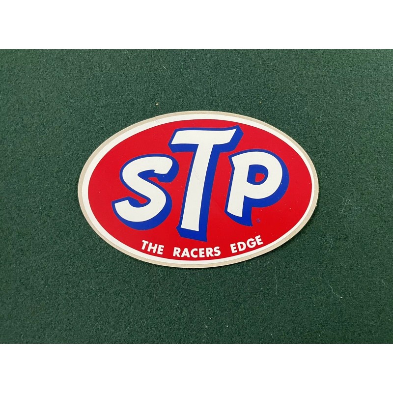 Vintage STP “The Racer’s Edge” Vinyl Sticker