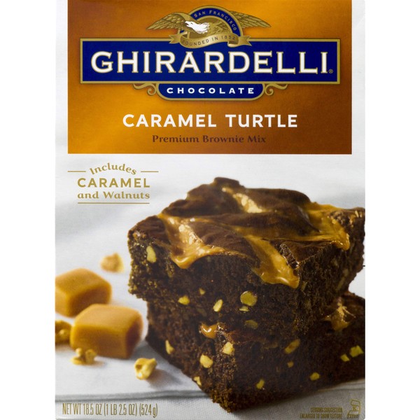 Ghirardelli Turtle Brownie Mix, 18.5 oz