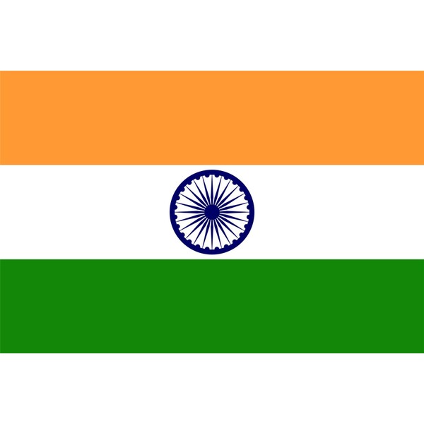 SHATCHI 5ft x 3ft India Country National Flags with Eyelets