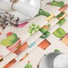 Fabric Tablecloth Washable Table Linen Tablecloth Cotton Polyester Cactus 100