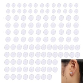 Anti Game Piercing Disc, Pack of 130 Piercing Disc Disc, Wild Meat Disc, Piercing Keloid Disc Piercing for Piercing Bump Clear Disc Pads, PVC