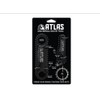 Atlas Universal Skate Tool with Screwdriver Black One Size, Includes: