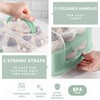 MosJos EXTRA TALL DOME 24 Cupcake Carrier, Green Cupcake Holder