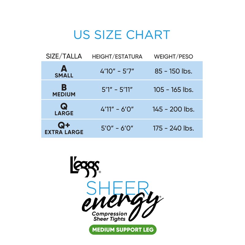 L'eggs Women's Energy 3 Pack All Sheer Panty Hose, Nude,