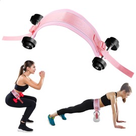 Hip Thrust Belt for Dumbbells and Kettlebells, Non-Slip Dumbbell Hip Thrust Device for Fitness and Pilates at Home, Stretch Weight Belt for Hip Exercises, Buttocks Bridges, Planks, Pushups