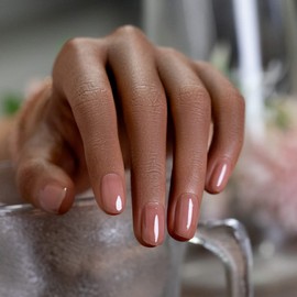 RARJSM Milky Rose Purple Gel Nail Polish LED UV Gel Soak Off Clear Nude Mauve Pink French Manicure Jelly Nail Gel Polish Varnish Curing Requires 1pcs 15ml for Home Salon Nail Art DIY