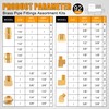 Ailbiuko 92PCS Brass Pipe Fittings Assortment Kit NPT Adapter,Hex Nipple,Reducer