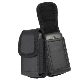 Unbranded For LIVELY Jitterbug Phones Flip2 Case Leather Vertical Pouch Belt Clip