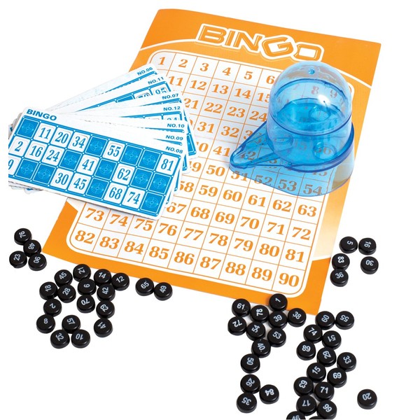 Mini Travel Bingo Game - Bingo Game Kit for Kids Boys Girls Adults - Ideal for Bridal Showers Parties - Vintage Learning Toy Portable Bingo Set