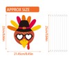 CZolden Thanksgiving Turkey Masks Art Craft Kit DIY Paper Masks