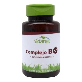 Complejo B 90 Cápsulas Vidanat Sabor Sin sabor