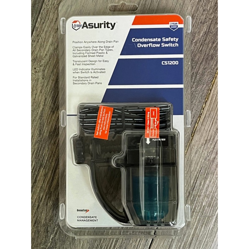 ASURITY Condensate Safety Overflow Switch CS1200