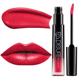 DISURI Beauty Glossy Blast Lip Gloss for Girls and Women - Non-Sticky and Long-Lasting Formula - Get Ultra Shine with Flavored Lip Gloss - 0.8 FL Oz - (Pink Fire - M37)