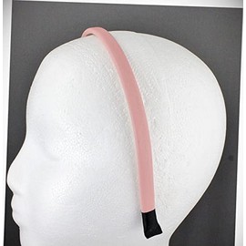 Perfect Hairstyle with Our Hair Accessories - Pink Headband Faux Leather Hair Band Headband Skinny Thin Narrow 3/8" Wide Fashionable Hair Accessory Hair Jewelry Accessories for Lady Women