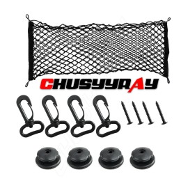 CHUSYYRAY Rear Trunk Bed Envelope Style Organizer Cargo Net Fit TOYOTA TACOMA 1995-2022